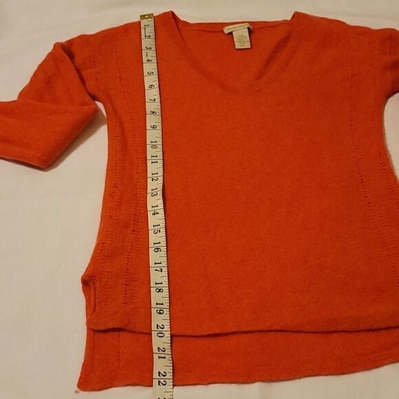 White and Warren cashmere v neck sweater size xs - Picture 3 of 7